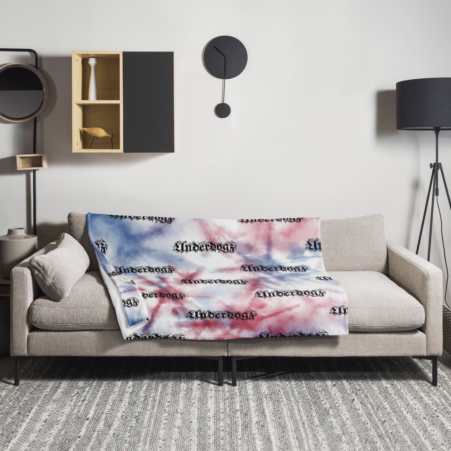 Kuscheldecke Batik-Design
