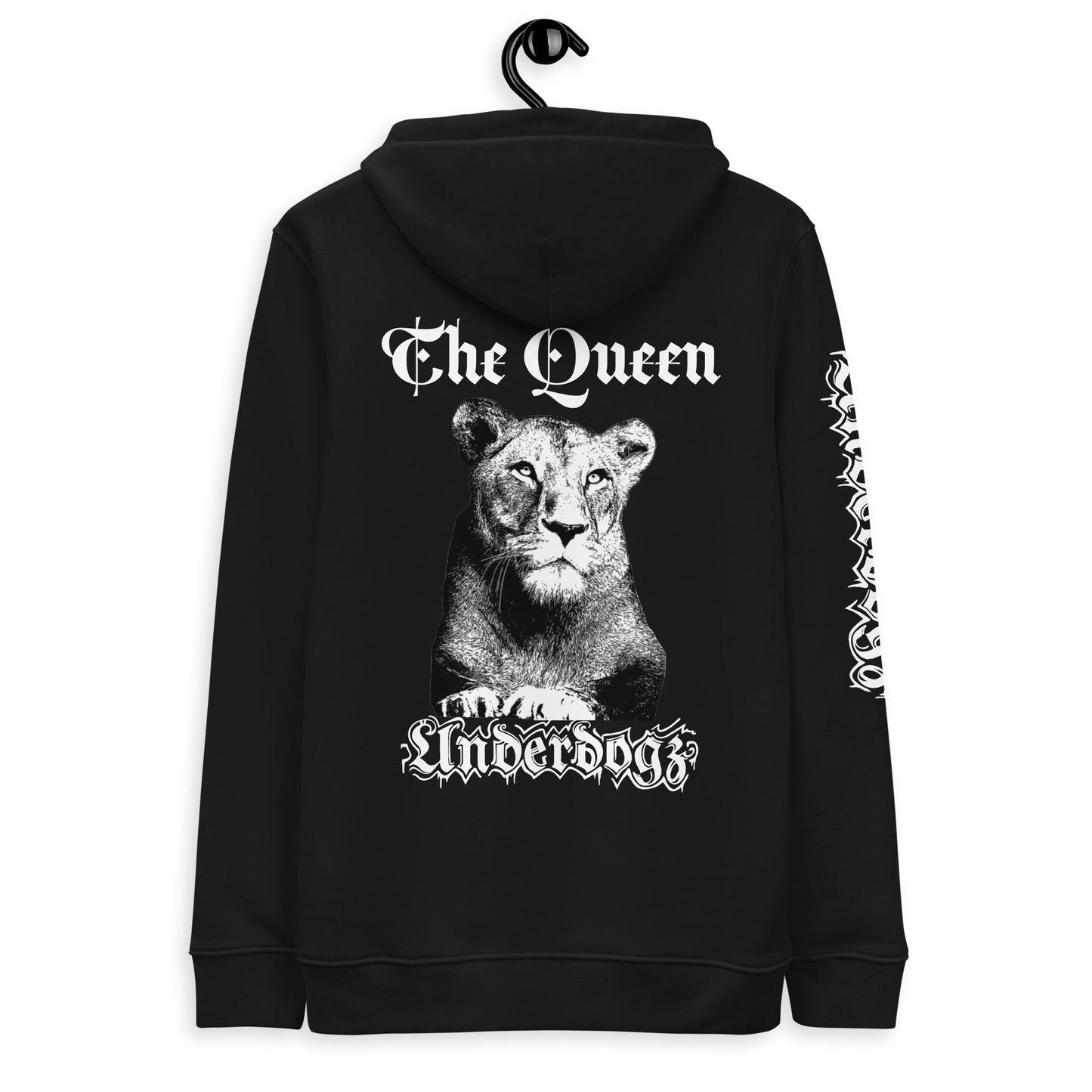 Umweltfreundlicher Kapuzenpullover ,The Queen‘