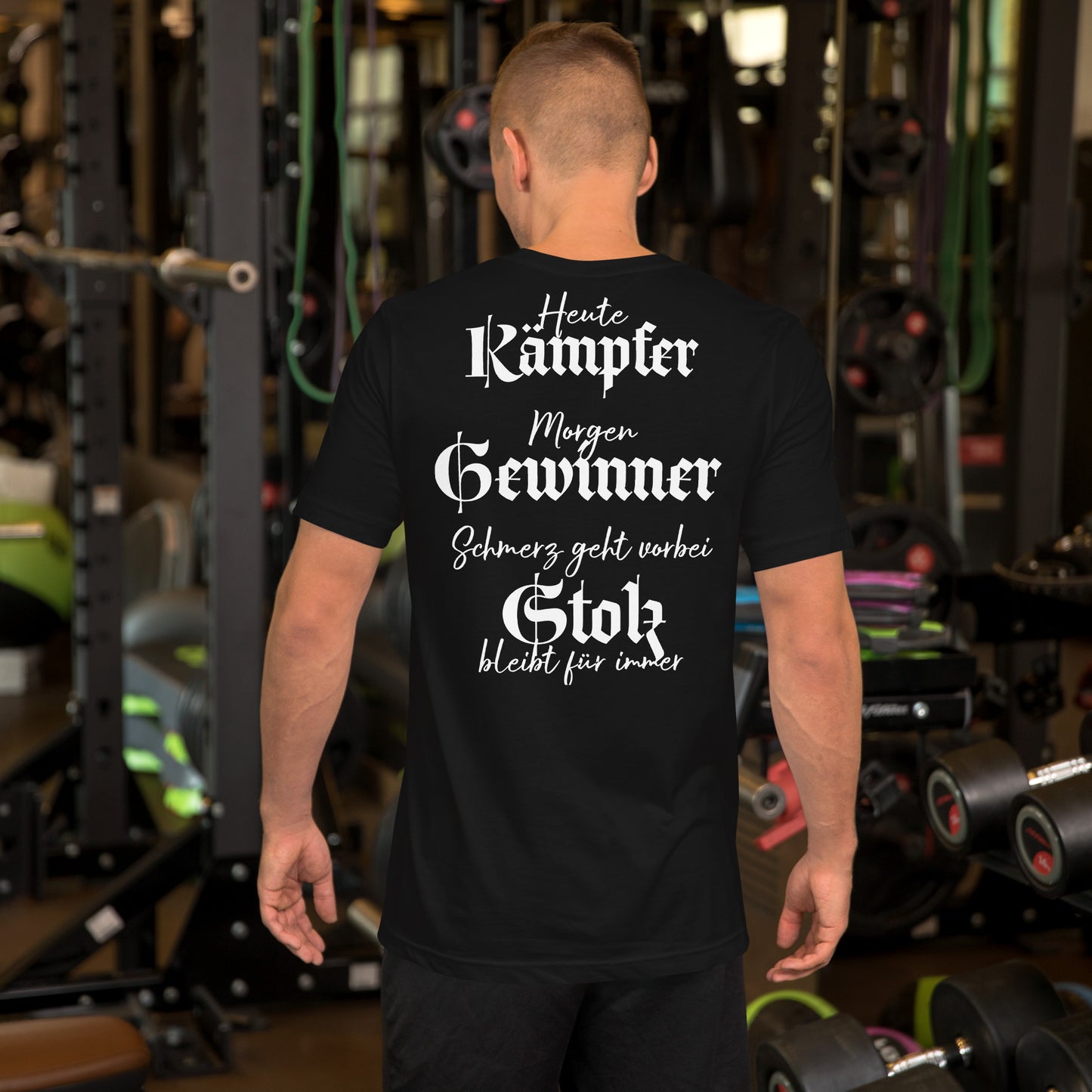 Unisex T-shirt „Gewinner“ in 3 Farben