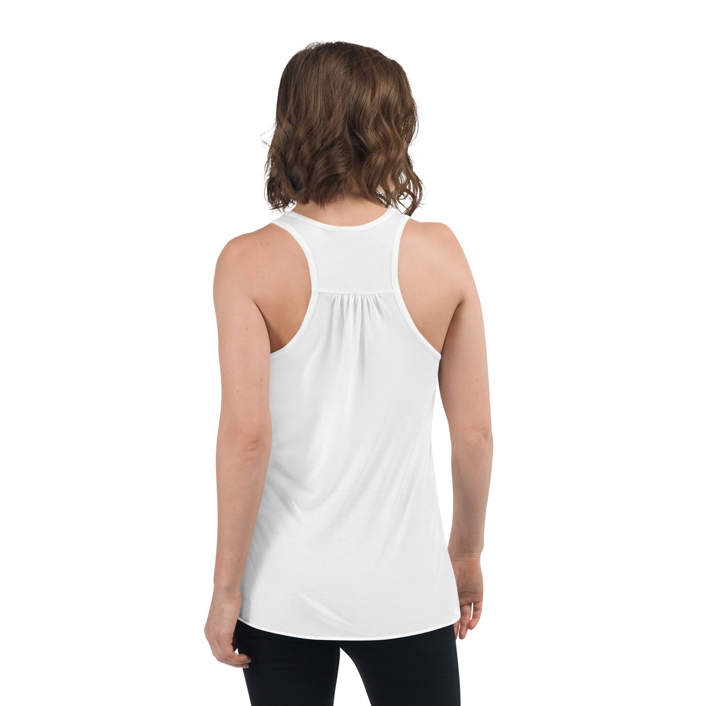 Flowy-Racerback-Tank-Top für Damen Roségold Underdogz ft. Bella+Canvas