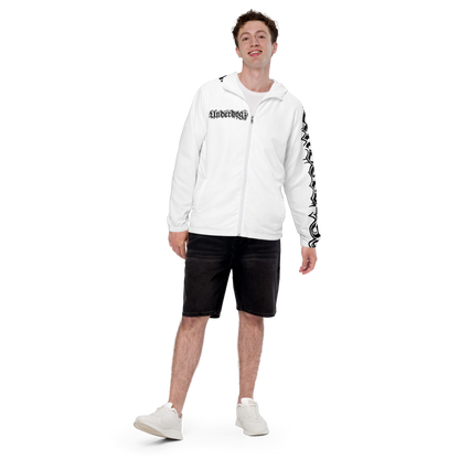 Herren-Windbreaker Logoprint Black/White