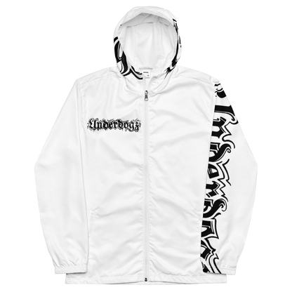 Herren-Windbreaker Logoprint Black/White