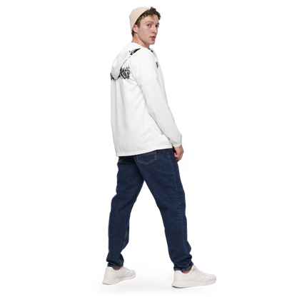 Herren-Windbreaker Logoprint Black/White