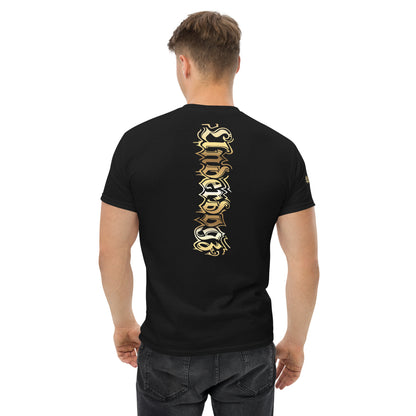 Klassisches Herren-T-Shirt Logo Gold