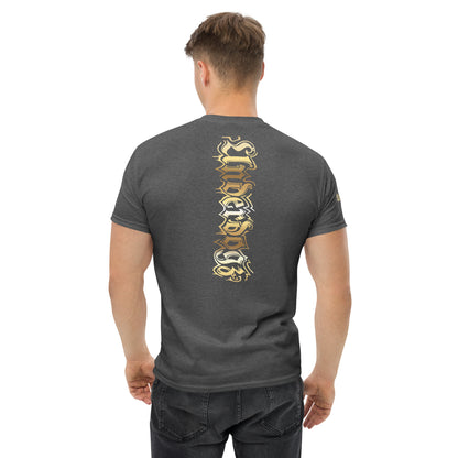 Klassisches Herren-T-Shirt Logo Gold