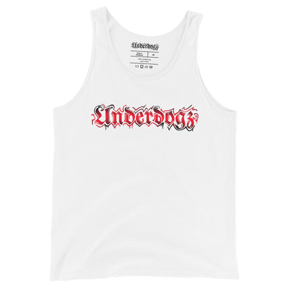 Tank-Top weiß mit Logo rot