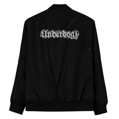 Recycelte Bomberjacke Premium-Line mit Logostickerei
