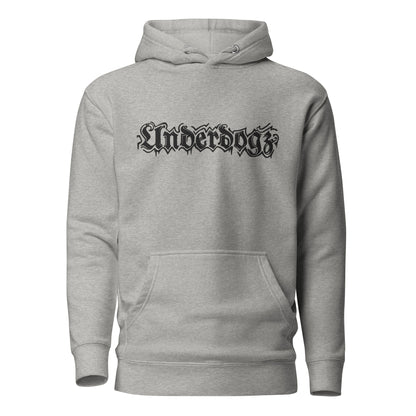 Unisex-Kapuzenpullover Logostick- weiß oder grau